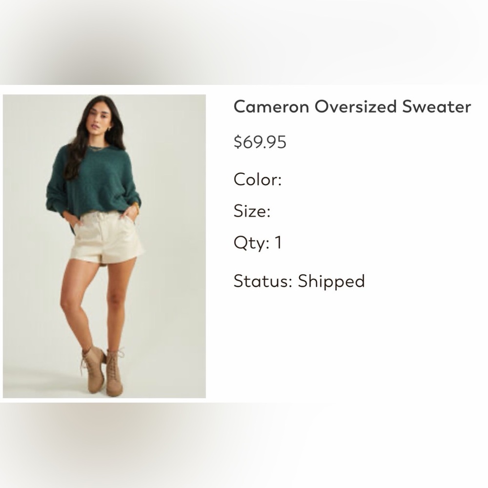 Cameron Sweater - Dark Teal